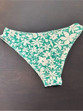 New Offline by Aerie High Rise Bikini Bottoms Floral size X-Large